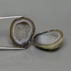 Pedras preciosas de Geodo de ágata Multicolorido natural de 65.63 ct, Forma extravagante, Opaco