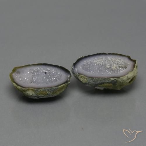 Pedras preciosas de Geodo de ágata Multicolorido natural de 39.64 ct, Forma extravagante, Opaco