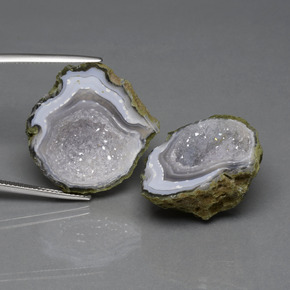 Pedras preciosas de geodo de ágata multicolorido natural de 62,03 ct, forma extravagante, opaco