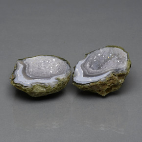 Pedras preciosas de geodo de ágata multicolorido natural de 62,03 ct, forma extravagante, opaco