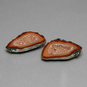 Pedras preciosas de Geodo de ágata Multicolorido natural de 27.63 ct, Forma extravagante, Opaco