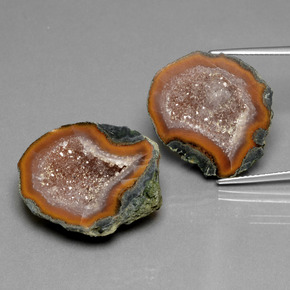 Pedras preciosas de Geodo de ágata Multicolorido natural de 40.93 ct, Forma extravagante, Opaco