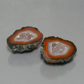 Pedras preciosas de geodo de ágata multicolorido natural de 54,13 ct, forma extravagante, opaco