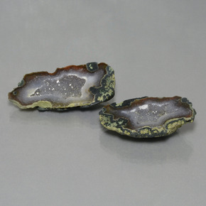 Pedras preciosas de Geodo de ágata Multicolorido natural de  ct, Forma extravagante, Opaco