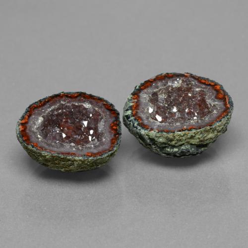 Pedras preciosas de Geodo de Ágata Multicolorido natural de 21,81 ct, Forma extravagante, Opaco