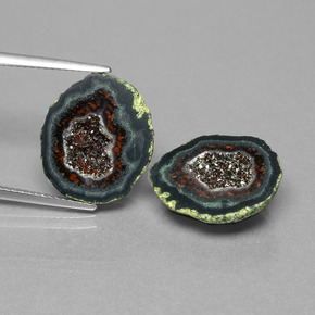 Pedras preciosas de Geodo de ágata Multicolorido natural de  ct, Forma extravagante, Opaco