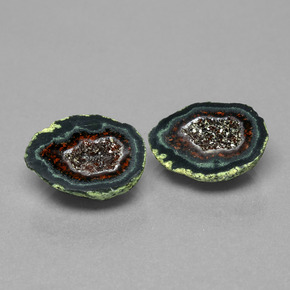 Pedras preciosas de Geodo de ágata Multicolorido natural de  ct, Forma extravagante, Opaco