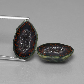 Pedras preciosas de Geodo de ágata Multicolorido natural de  ct, Forma extravagante, Opaco