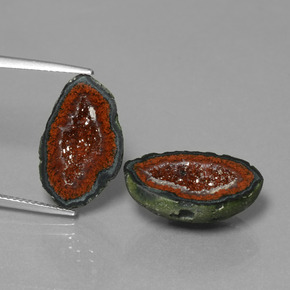 Pedras preciosas de Geodo de ágata Multicolorido natural de  ct, Forma extravagante, Opaco