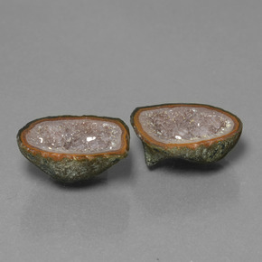 Pedras preciosas de Geodo de ágata Multicolorido natural de 12.94 ct, Forma extravagante, Opaco