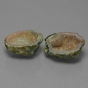 Pedras preciosas de Geodo de ágata Multicolorido natural de 16.50 ct, Forma extravagante, Opaco