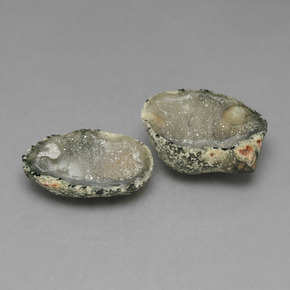 Pedras preciosas de Geodo de ágata Multicolorido natural de 17.88 ct, Forma extravagante, Opaco