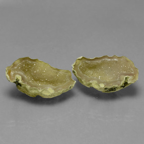 Pedras preciosas de geodo de ágata multicolorido natural de 18,09 ct, forma extravagante, opaco