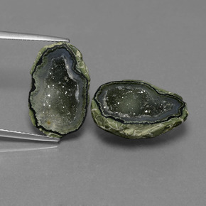 Pedras preciosas de Geodo de ágata Multicolorido natural de  ct, Forma extravagante, Opaco