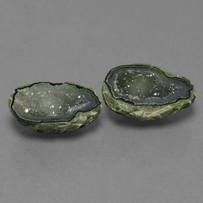 Pedras preciosas de Geodo de ágata Multicolorido natural de  ct, Forma extravagante, Opaco