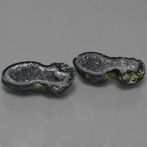 Pedras preciosas de Geodo de ágata Multicolorido natural de 23.62 ct, Forma extravagante, Opaco