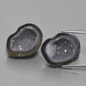 Pedras preciosas de Geodo de ágata Multicolorido natural de  ct, Forma extravagante, Opaco