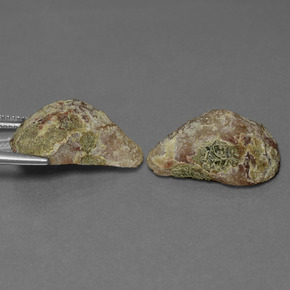 Pedras preciosas de geodo de ágata multicolorido natural de 19,76 ct, forma extravagante, opaco