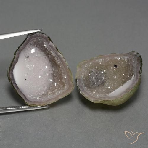 Pedras preciosas de geodo de ágata multicolorido natural de 35,74 ct, forma extravagante, opaco