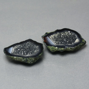 Pedras preciosas de Geodo de ágata Multicolorido natural de 32.36 ct, Forma extravagante, Opaco