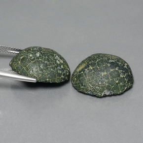 Pedras preciosas de geodo de ágata verde natural de 32,52 ct, forma extravagante, opaco