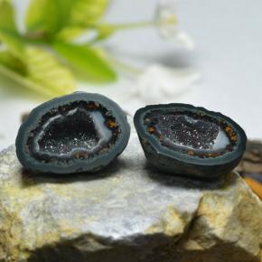 Pedras preciosas de Geodo de ágata Multicolorido natural de 38.73 ct, Forma extravagante, Opaco