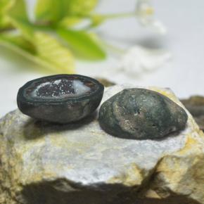 Pedras preciosas de Geodo de ágata Multicolorido natural de 38.73 ct, Forma extravagante, Opaco