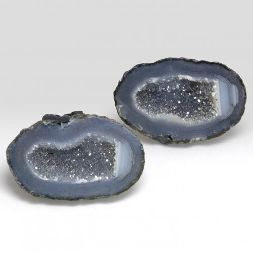 Pedras preciosas de Geodo de ágata Multicolorido natural de 22.51 ct, Forma extravagante, Opaco