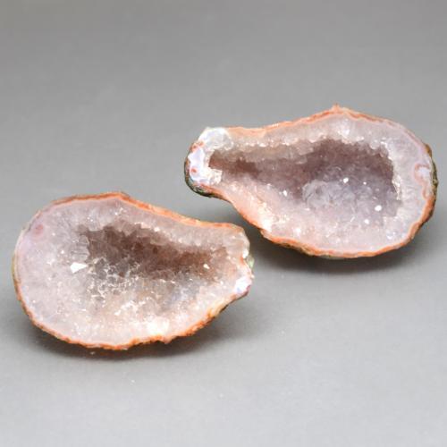 Pedras preciosas de geodo de ágata multicolorido natural de 17,53 ct, forma extravagante, opaco