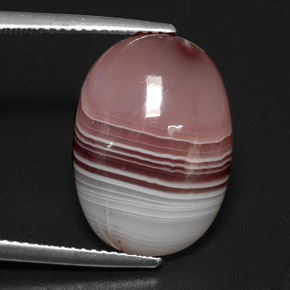 Ágata multicolorido natural 13,03ct, corte oval, opaco