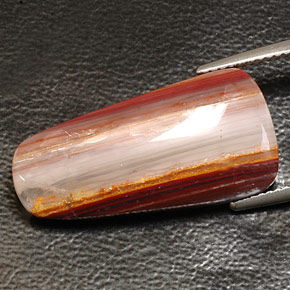 Ágata multicolorido natural 11,21ct, transparente, transparente/translúcido