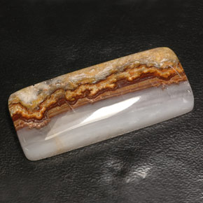 Ágata multicolorido natural 45,73ct, transparente, transparente/translúcido
