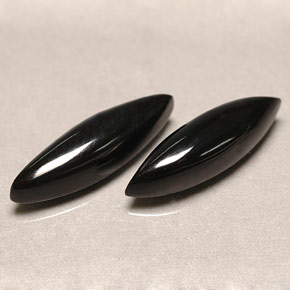 Pedras preciosas de ágata preto natural de  ct, marquise, opaco