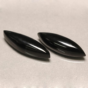 Pedras preciosas de ágata preto natural de  ct, marquise, opaco