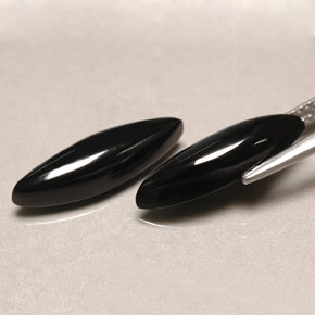 Pedras preciosas de ágata preto natural de  ct, marquise, opaco
