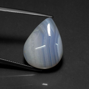 Ágata multicolorido natural 19,84ct, transparente, transparente/translúcido