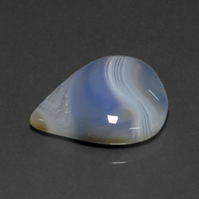 Ágata multicolorido natural 18,70ct, transparente, transparente/translúcido