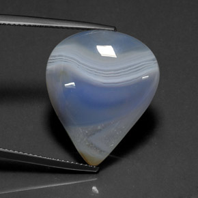 Ágata multicolorido natural 18,70ct, transparente, transparente/translúcido