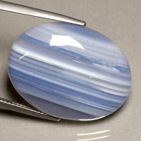 Ágata multicolorido natural 27,08ct, transparente, transparente/translúcido
