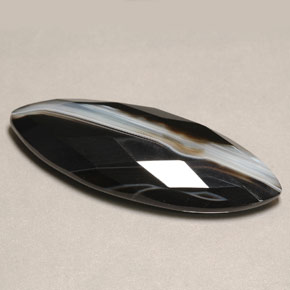 Ágata multicolorido natural 36,30ct, marquise, opaco