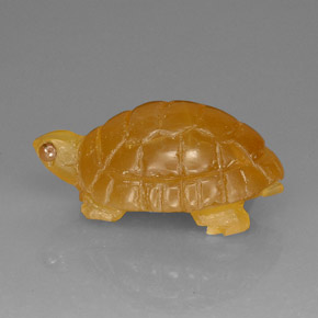 Ágata laranja natural 26,72ct, transparente, transparente/translúcido