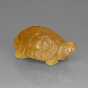 Ágata laranja natural 26,72ct, transparente, transparente/translúcido