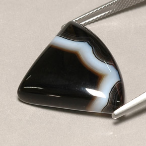 Ágata multicolorido natural 18,18ct, forma extravagante, opaco