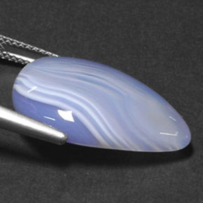 Ágata multicolorido natural 14,67ct, transparente, transparente/translúcido