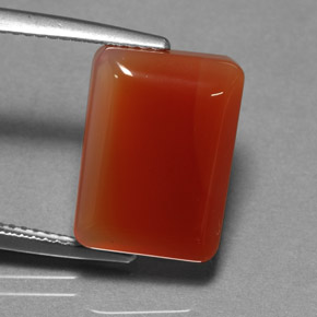 Ágata Laranja Natural 10.71ct, Transparente, Transparente/Translúcido