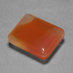 Ágata laranja natural 9,32ct, transparente, transparente/translúcido