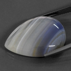 Ágata multicolorido natural 27,72ct, transparente, transparente/translúcido
