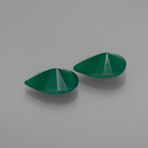 Pedras preciosas de Ágata Verde natural de  ct, Transparente, Transparente/Translúcido