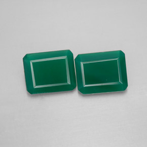 Pedras preciosas de ágata verde natural de  ct, transparente, transparente/translúcido