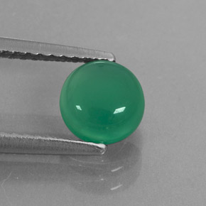 Ágata Verde Natural 1.01ct, Transparente, Transparente/Translúcido